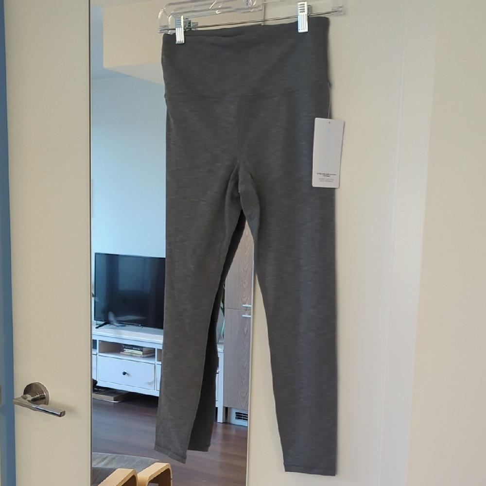 Athleta Gray High-Waisted Leggings